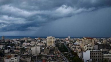 صورة الطقس: استمرار تأثر فلسطين بالمنخفض الجوي